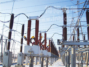 220kV dry type high voltage current transformer are working at Shuangyashan a substation of Jiamusi Electric Power Bureau
